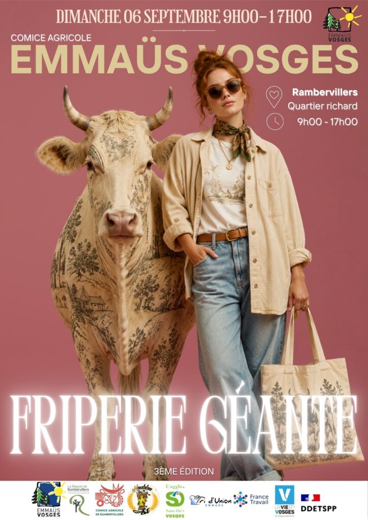 FRIPERIE SOLIDAIRE EMMAUS VOSGES